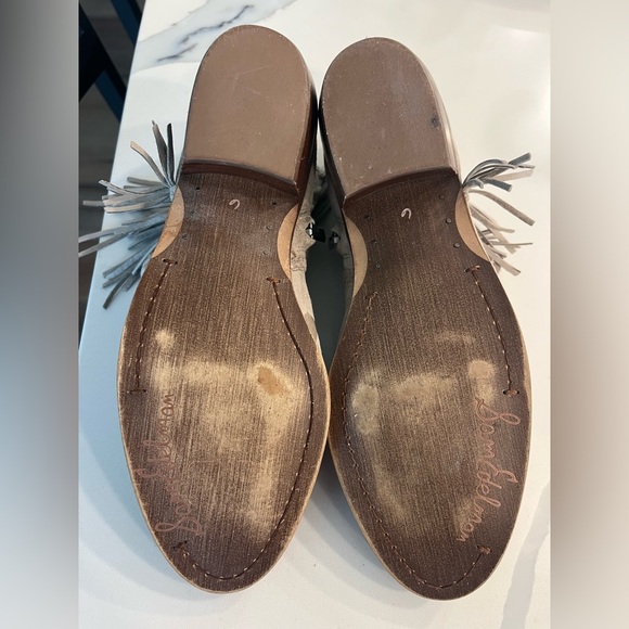 Sam Edelman Paige Suede Fringe Bootie, Color: Putty Size: 6 Boho Western‎ Braid - Picture 4 of 12